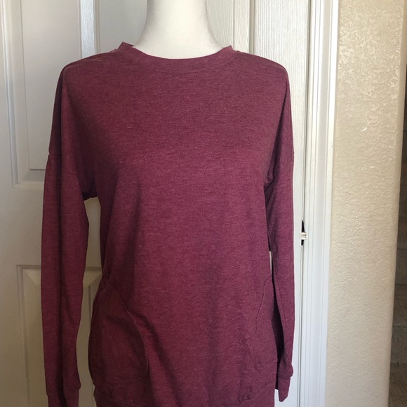 Alala Burgundy Long Sleeve Top - Picture 2 of 6